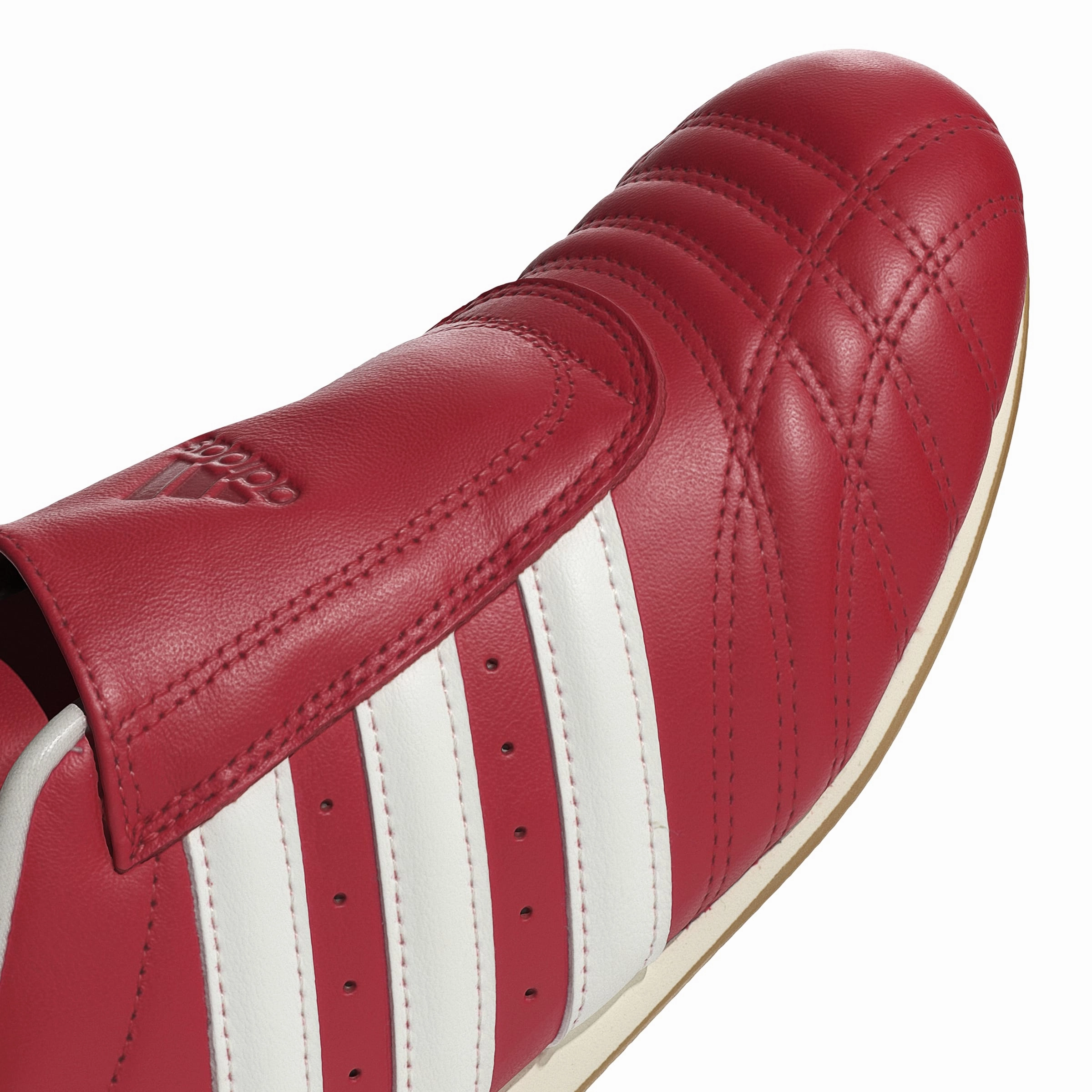 Wmns Taekwondo 'Better Scarlet White' Suede Adidas Shoes