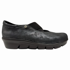For Walking Best Stability Walking Wolky Cursa Black Amalia Nubuck Shoe (Women's)