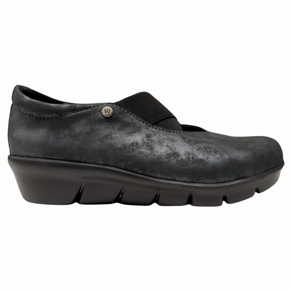 Wolky Cursa Black Amalia Nubuck Shoe (Women's) First Walker Shoes