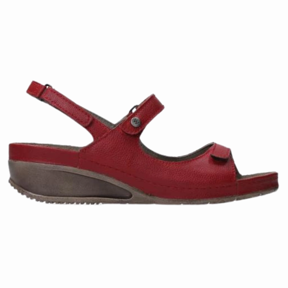 Wolky Pica Biocare Red Sandal (Women's) Cute Orthopedic Sandals