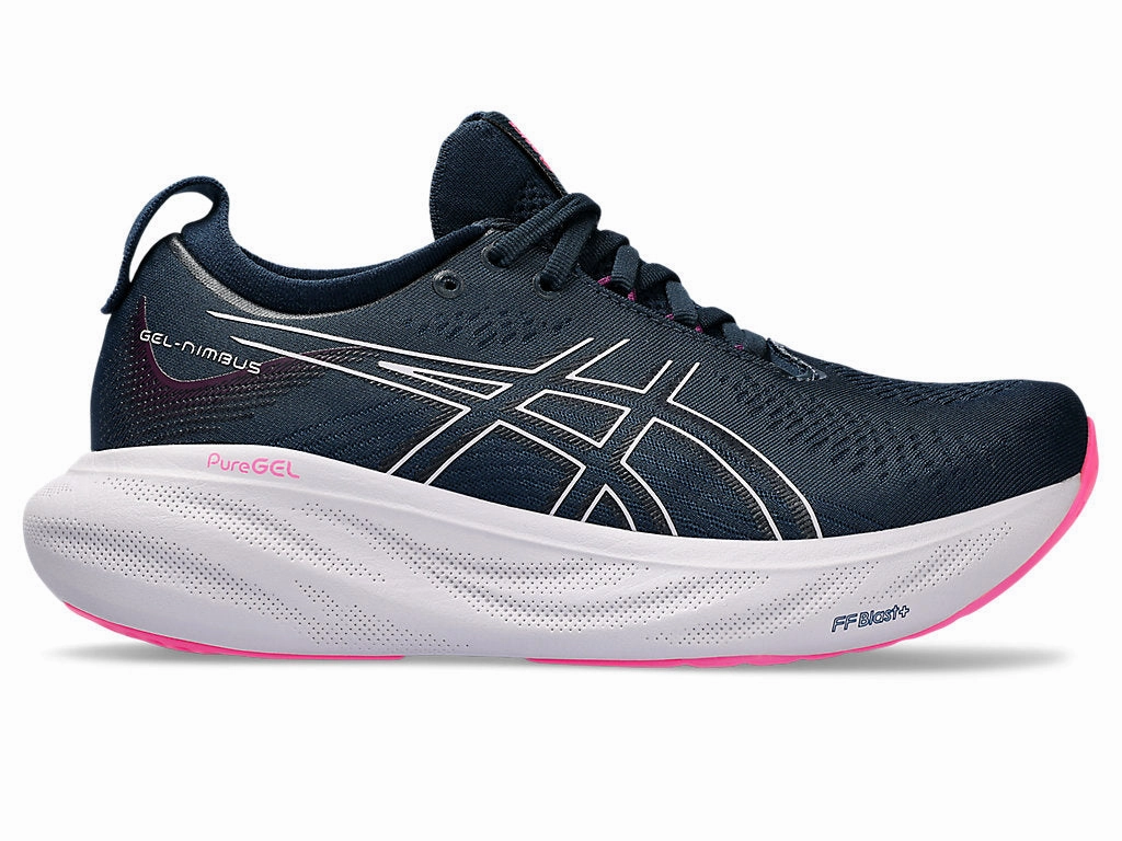 Asics Wrestling Shoes Aggressor 3 Women's Asics Gel-Nimbus 25, French Blue/Lilac Hint, 11 D Wide