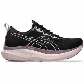 Best Asics Running Shoes For Heavy Runners Women's Asics Glideride Max, Black/Pale Pink, 9.5 B Medium