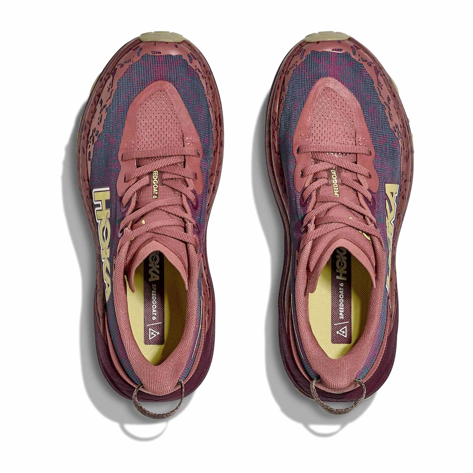 Satisfy Shoes Women's Speedgoat 6 Trail Running Shoes Rouge / Black Cherry