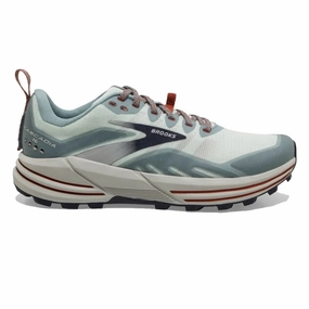 Mizuno Running Shoes Womens Brooks Cascadia 16 - Aqua / Tourmaline / Rooibos