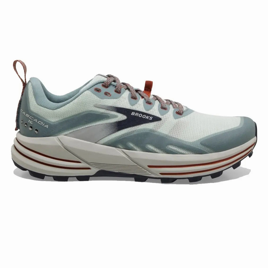 Womens Brooks Cascadia 16 - Aqua / Tourmaline / Rooibos Top Running Shoes 2024 Reviews