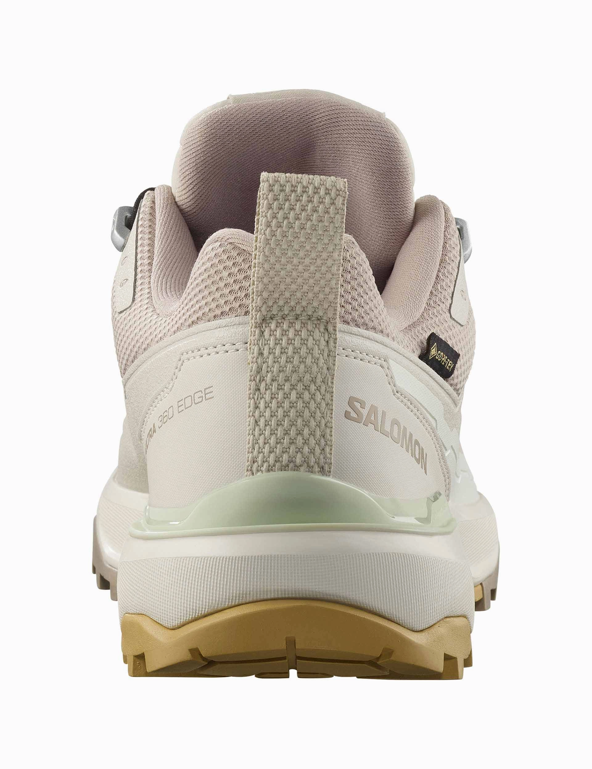 Wildfire Leather Hiking Shoes X Ultra 360 Edge Gore-Tex - Etherea/Rainy Day/Canary Green