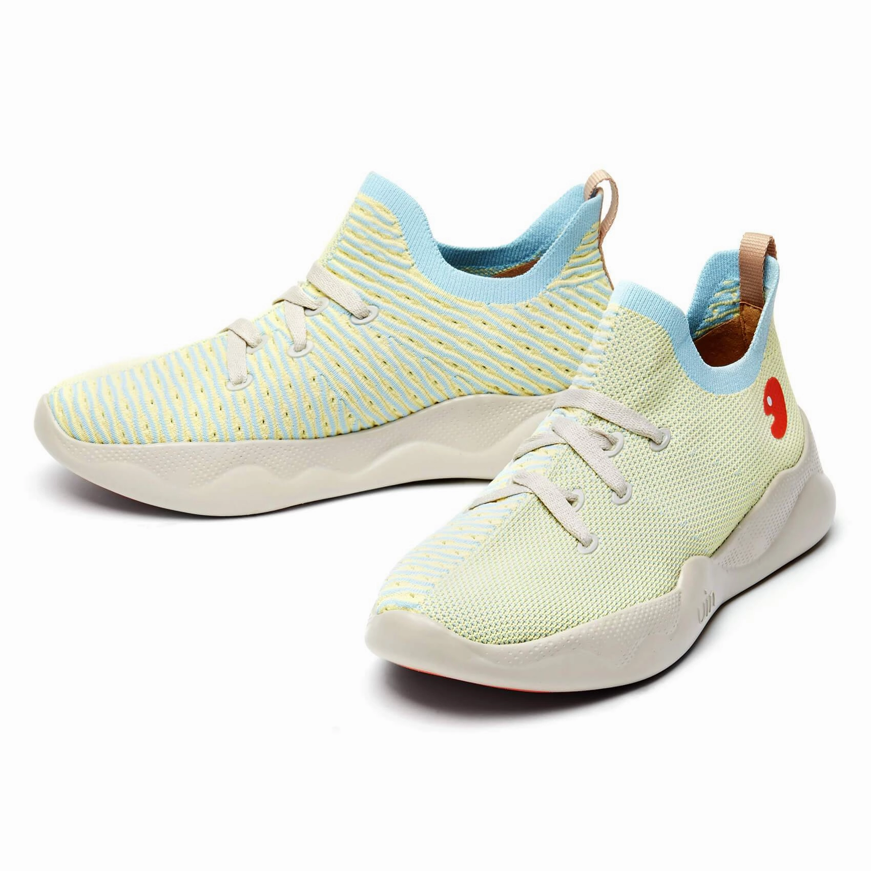 Yellow & Blue Mijas Women Waterproofing Suede Shoes Diy