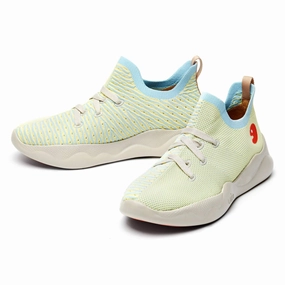 Waterproof Minimalist Shoes Yellow & Blue Mijas Women