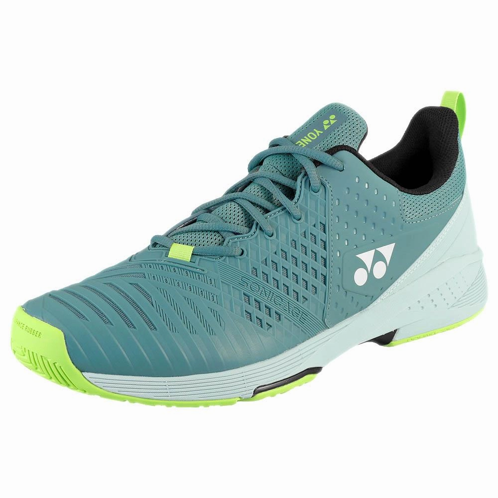 Skechers Tennis Shoes Yonex Men's Sonicage 3 Wide - 4E Width - Smoke Blue